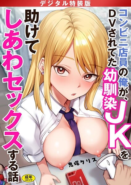 【フル漫画】s246asnph03559 | コンビニ店員の俺が、DVされてた幼馴染JKを助けてしあわセックスする話【電子単行本】【デジタル特装版】 | 鬼塚クリス