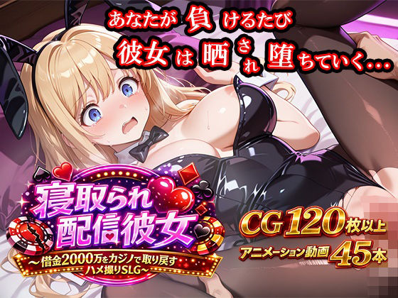 【フル漫画】d_743866 | 寝取られ配信彼女 〜借金2000万をカジノで取り戻すハメ撮りSLG〜 | ノワールワークス