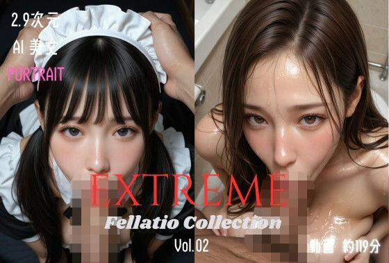 【フル漫画】d_748140 | 2.9次元AI美女 PORTRAIT EXTREME Fellatio Collection VOL.02 AI SEX 動画集 | KEI diffusion