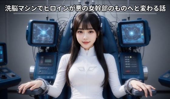 【フル漫画】d_750807 | 洗脳マシンでヒロインが悪の女幹部のものへと変わる話 | 悪堕ち研究員