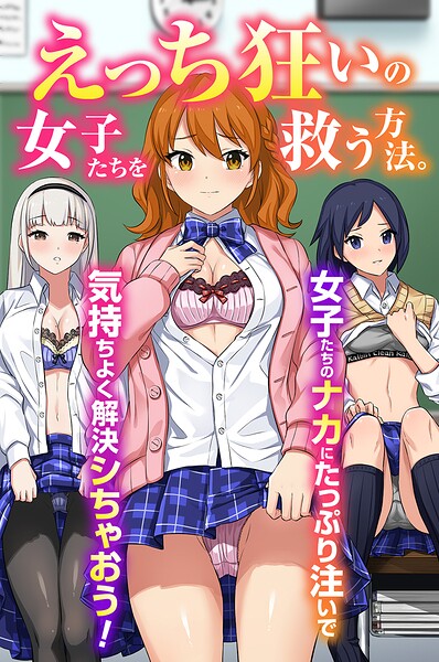 【フル漫画】k178adrrn02275 | えっち狂いの女子たちを救う方法。女子たちのナカにたっぷり注いで気持ちよく解決シちゃおう！（フルカラーコミック） | Soch@ ウケッキ
