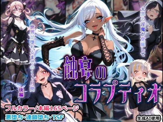 【フル漫画】d_771013 | 蝕宴のコラプティオ 大罪の淫魔が覚醒して世界が堕ちるまでの1ヶ月間・後編 | しにもの